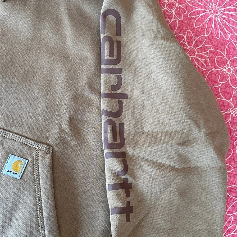 Carhartt Tan Pullover Hoodie - Picture 5 of 5